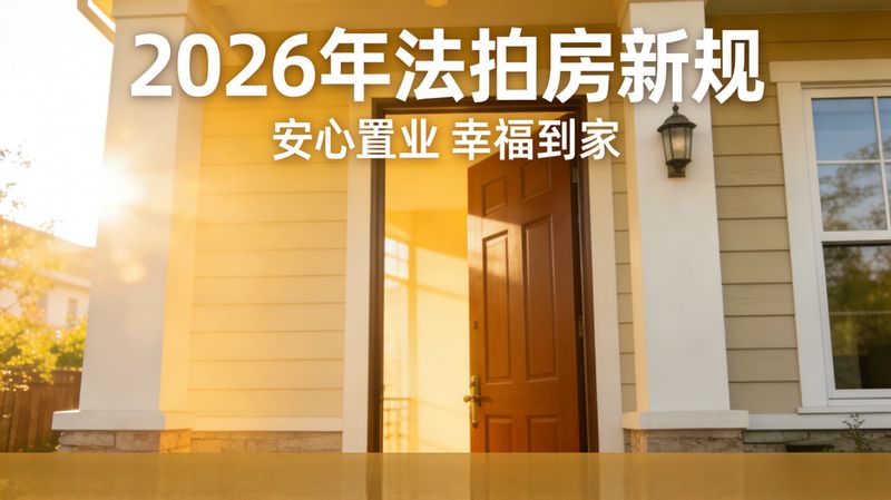  法拍房、工抵房新规深度解读：2026年4月的变革逻辑与实操要点 房产家居